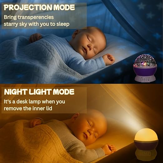Star Projector Night Light (Assorted Color)